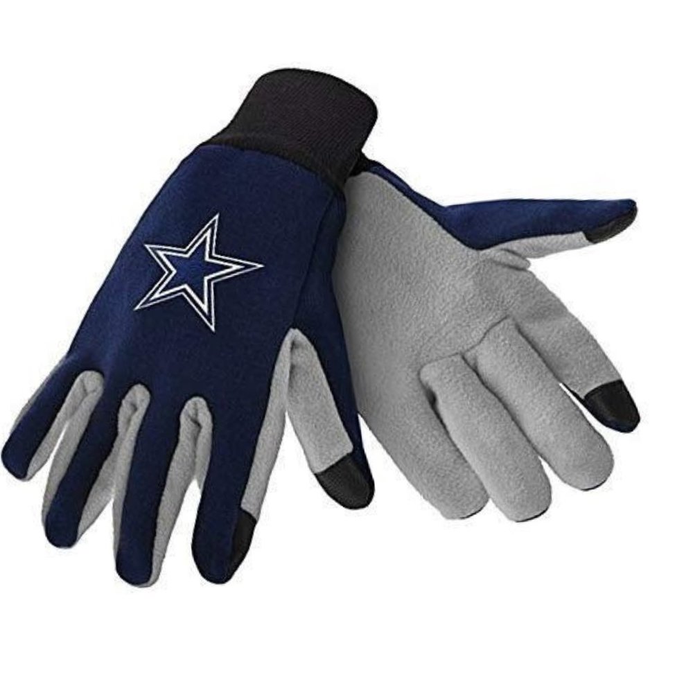 Men's Dallas Cowboys Texting Winter Gloves NEW One Size Fits Most FOCO